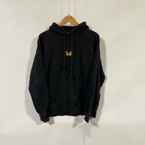 Brandy Melville butterfly fleece hoodie sweatshirt